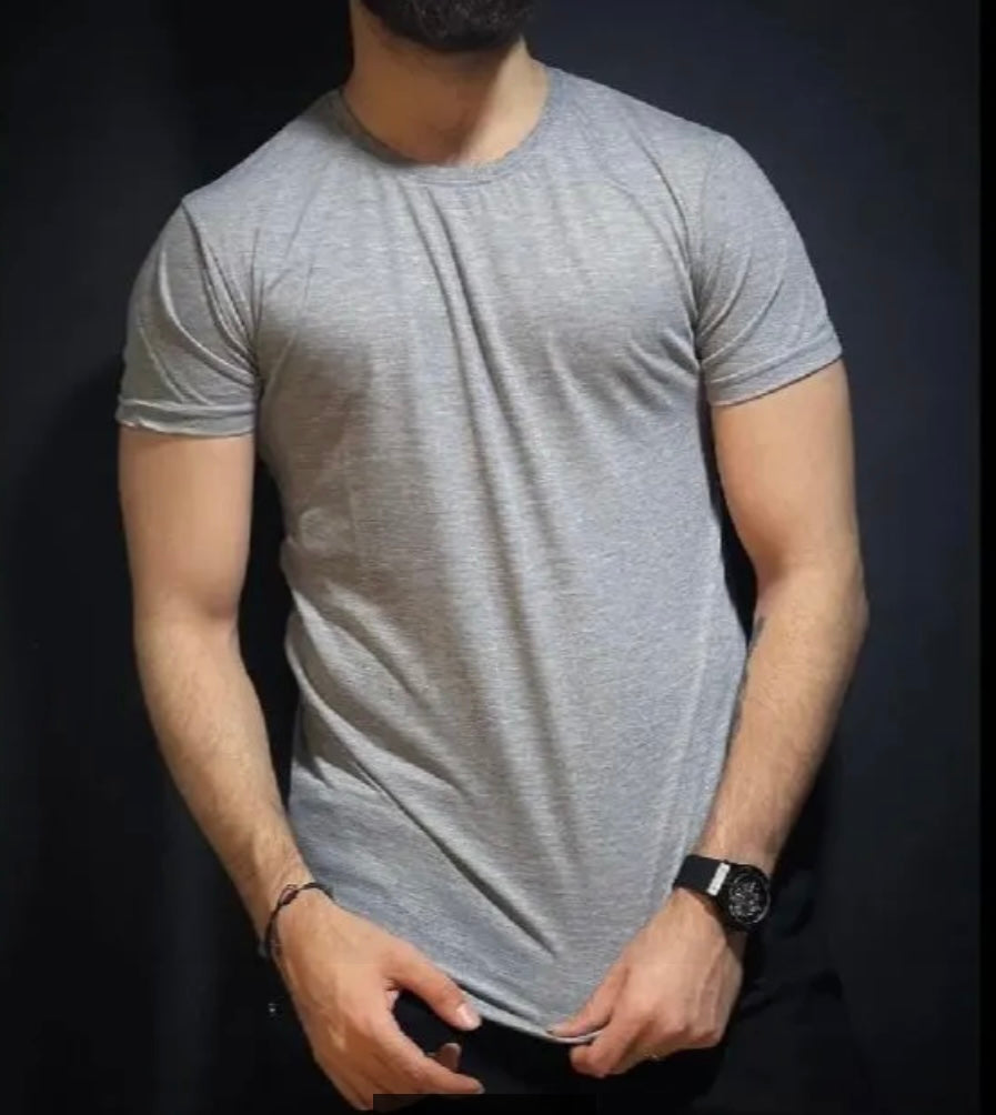 Premium Plain Brown Cotton T-Shirt for Men | Soft & Breathable Casual Tee